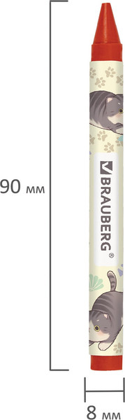 Изображение товара Восковые мелки Brauberg 273229 (12цв)