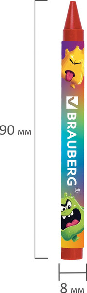 Изображение товара Восковые мелки Brauberg 273238 (12цв)
