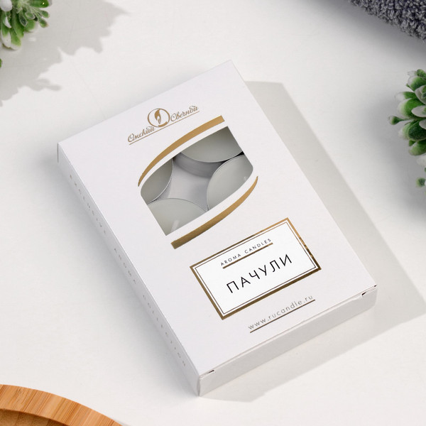 Изображение товара Набор свечей Омский свечной завод Пачули / 9380738 (6шт)