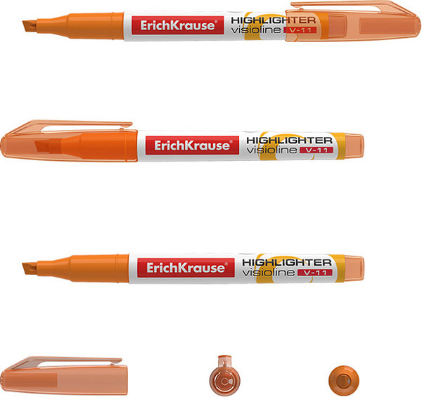 Изображение товара Текстовыделитель Erich Krause Visioline V-11 Mini Neon / 56903 (оранжевый)