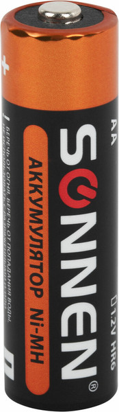Изображение товара Комплект аккумуляторов Sonnen АА HR6 2700mAh / 455608 (6шт)