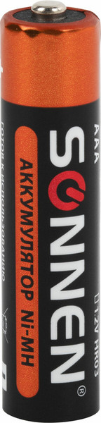 Изображение товара Комплект аккумуляторов Sonnen ААA HR03 1000mAh / 455610 (4шт)