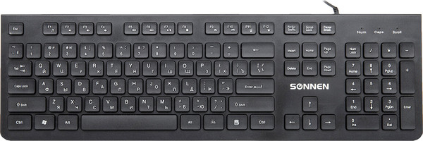 Изображение товара Клавиатура Sonnen KB-8280 (черный)