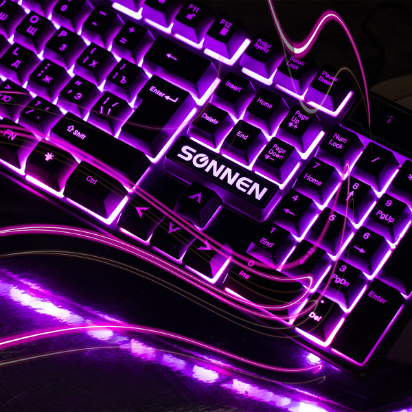 Изображение товара Клавиатура Sonnen KB-7010 (черный)