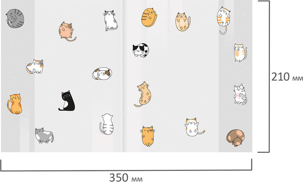 Изображение товара Набор обложек FUNSTER Cats / 274085 (10шт)