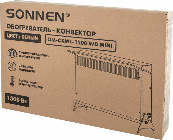 Изображение товара Конвектор Sonnen Mini МП-1500.2 / 457631 (белый)