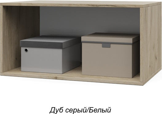 Изображение товара Антресоль Modern Челси Ч82 (серый дуб/белый)