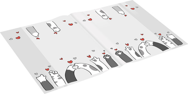 Изображение товара Набор обложек FUNSTER Paws / 274086 (10шт)