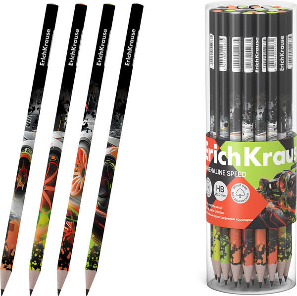 Изображение товара Простой карандаш Erich Krause Adrenaline Speed НВ / 62773
