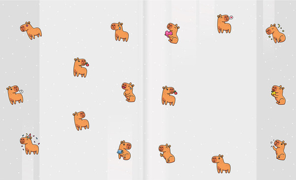 Изображение товара Набор обложек FUNSTER Capybaras / 274087 (10шт)