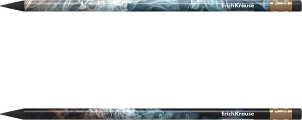 Изображение товара Простой карандаш Erich Krause Fluid НВ / 62766 (с ластиком)