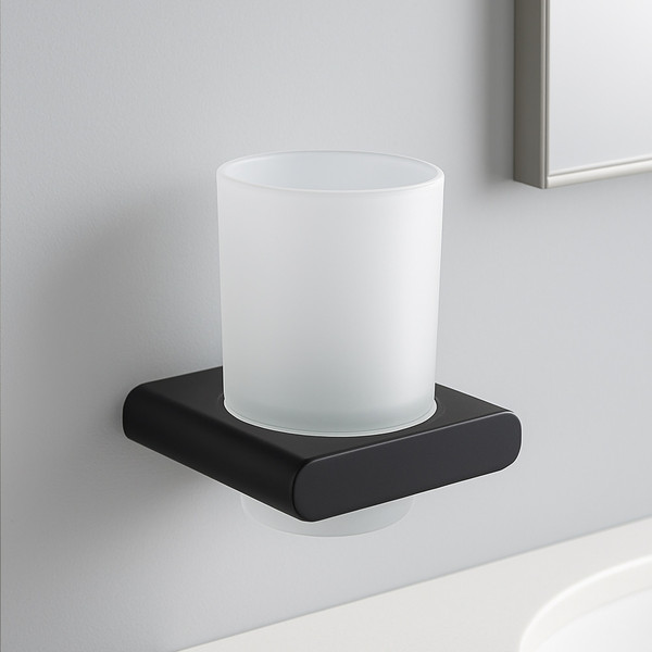 Изображение товара Набор аксессуаров для ванной Lauter 21SH57062 + 21SH57052 (Matt Black, 2 предмета)