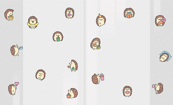 Изображение товара Набор обложек FUNSTER Hedgehogs / 274088 (10шт)