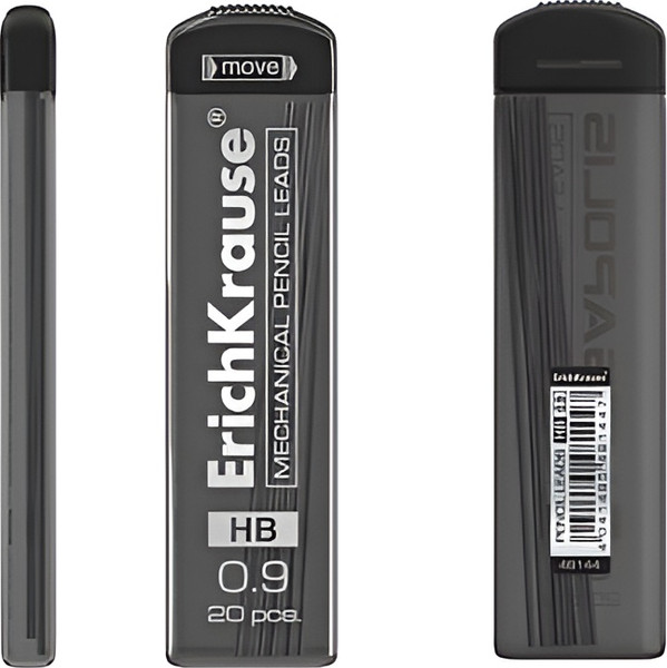 Изображение товара Набор грифелей для карандаша Erich Krause 0.9 HB / 48144 (20шт)