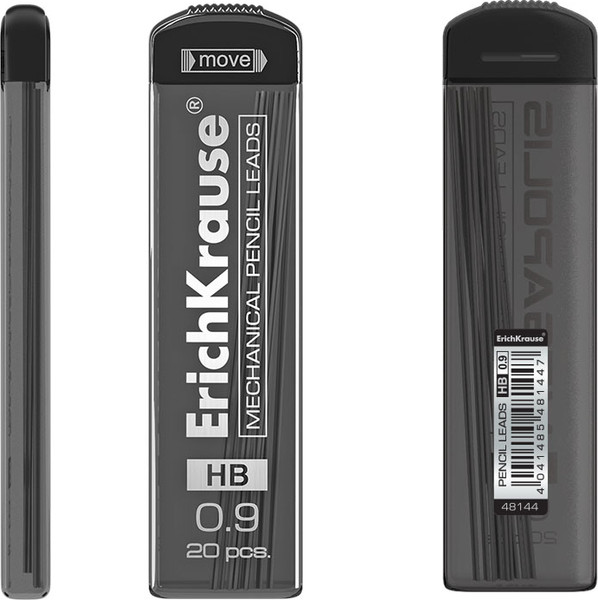 Изображение товара Набор грифелей для карандаша Erich Krause 0.9 HB / 48144 (20шт)