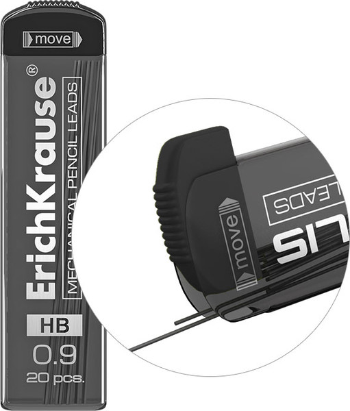Изображение товара Набор грифелей для карандаша Erich Krause 0.9 HB / 48144 (20шт)