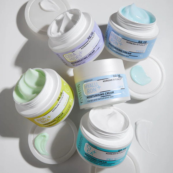 Изображение товара Крем для лица Eveline Cosmetics Korean Rituals AHA+BHA Разглаживающий (50мл)