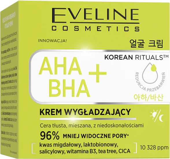 Изображение товара Крем для лица Eveline Cosmetics Korean Rituals AHA+BHA Разглаживающий (50мл)