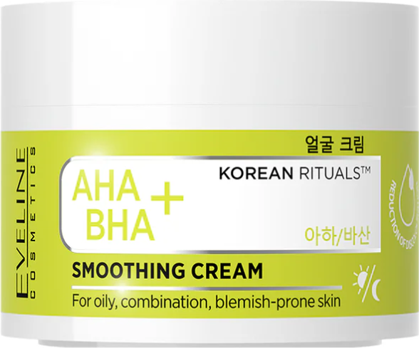 Изображение товара Крем для лица Eveline Cosmetics Korean Rituals AHA+BHA Разглаживающий (50мл)