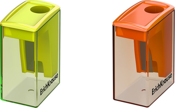 Изображение товара Точилка Erich Krause City Mini Neon с контейнером / 60020 (в ассортименте)