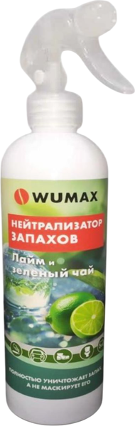 Изображение товара Нейтрализатор запаха Wumax Лайм и зеленый чай / 1893028111 (500мл)