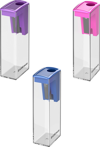 Изображение товара Точилка Erich Krause City Vivid с контейнером / 60022 (в ассортименте)