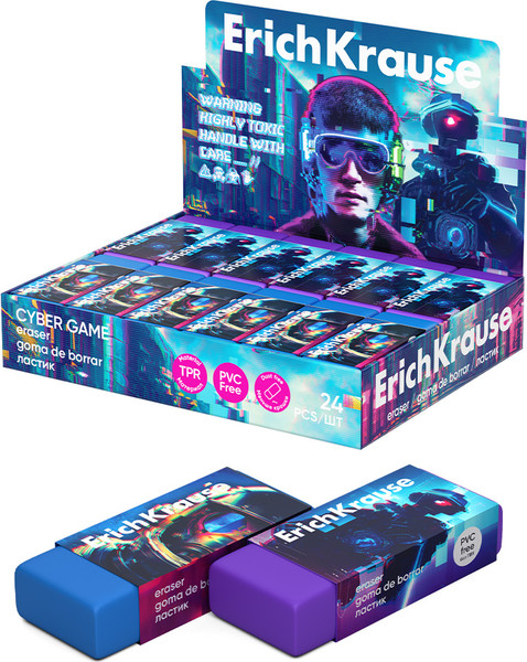 Изображение товара Ластик Erich Krause Cyber Game / 60775