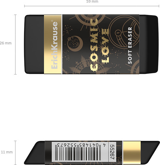 Изображение товара Ластик Erich Krause Magic Sky / 55267