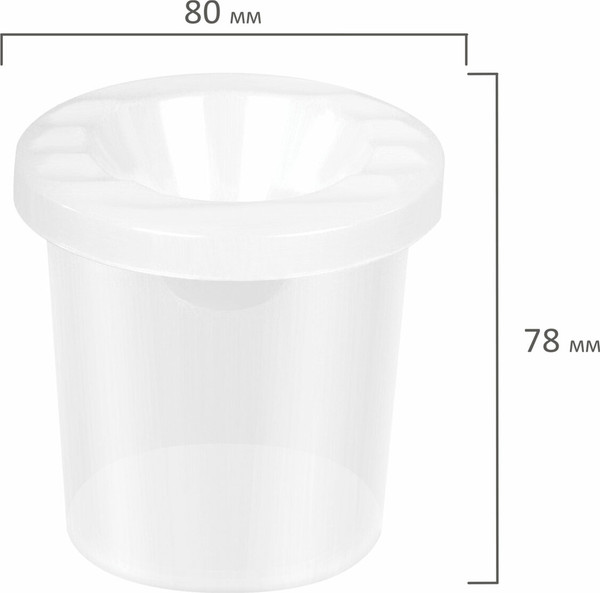 Изображение товара Стакан-непроливайка Пифагор 191309 (белый)