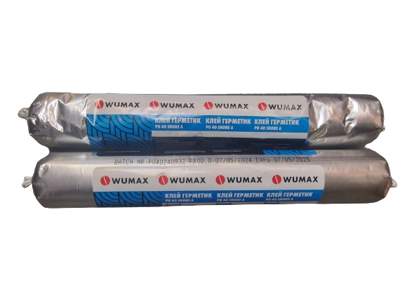 Изображение товара Герметик полиуретановый Wumax PU 40 Shore A / 18908111 (600мл, серый)
