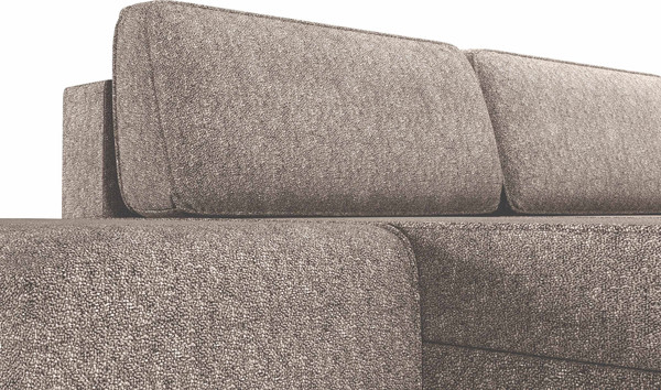 Изображение товара Диван П-образный Олмеко Женева 2S2OPF левый (темный бежевый)