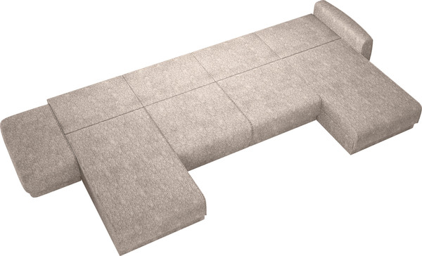 Изображение товара Диван П-образный Олмеко Женева 2S2OPF левый (темный бежевый)