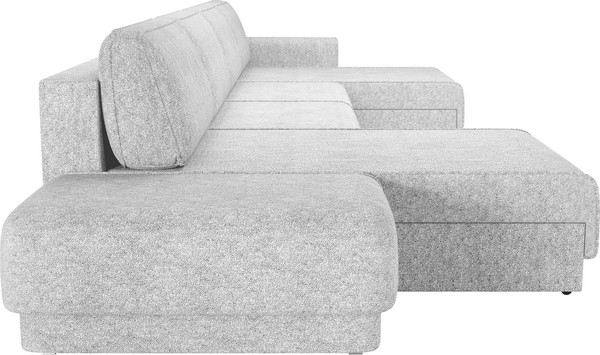 Изображение товара Диван П-образный Олмеко Женева 2S2OPF левый (светло-серый)