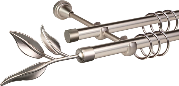 Изображение товара Карниз для штор АС ФОРОС Grace D19Г/19Г + наконечники Лавр (2м, сатин)