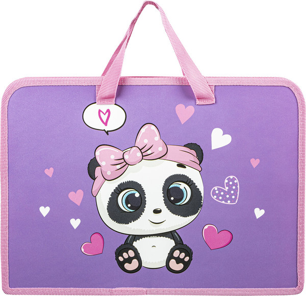 Изображение товара Папка-портфель Юнландия Sweet Panda / 271456