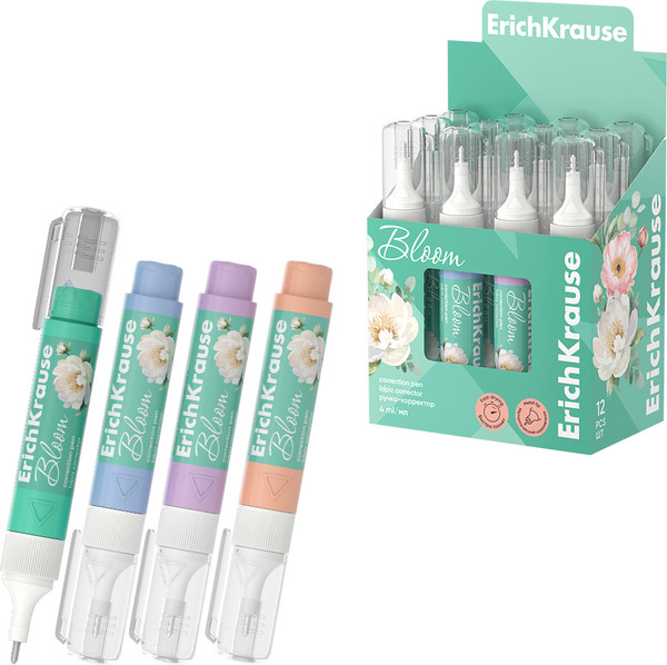 Изображение товара Корректор для текста Erich Krause Pastel Bloom / 61928 (4мл)