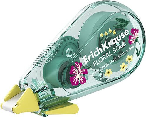 Изображение товара Корректор для текста Erich Krause Floral Soul / 63422 (2шт)