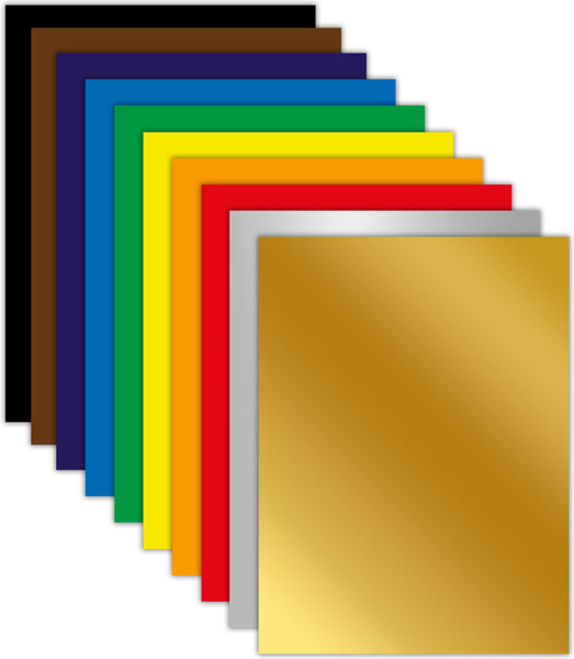 Изображение товара Набор цветной бумаги Юнландия Домики / 116959 (10цв)