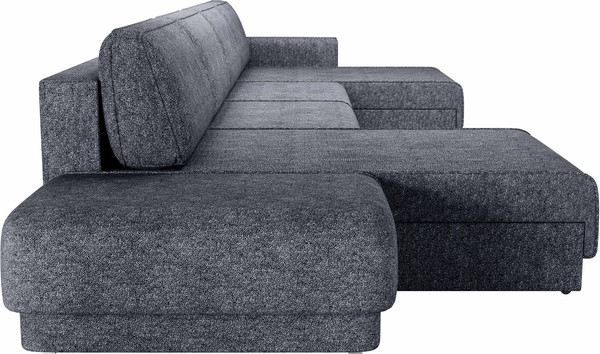 Изображение товара Диван П-образный Олмеко Женева 2S2OPF левый (темно-серый)