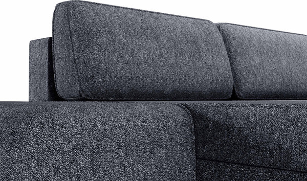 Изображение товара Диван П-образный Олмеко Женева 2S2OPF левый (темно-серый)