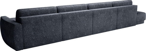 Изображение товара Диван П-образный Олмеко Женева 2S2OPF левый (темно-серый)