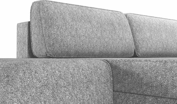 Изображение товара Диван П-образный Олмеко Женева 2S2OPF левый (серый)