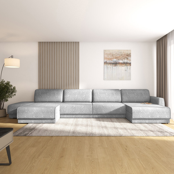 Изображение товара Диван П-образный Олмеко Женева 2S2OPF левый (серый)