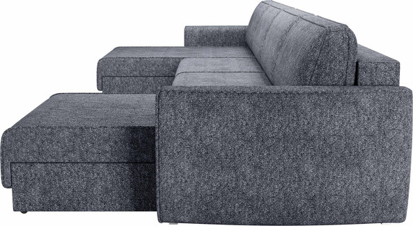 Изображение товара Диван П-образный Олмеко Женева 2S2O2P (темно-серый)