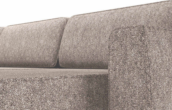 Изображение товара Диван П-образный Олмеко Женева 2S2O2P (темный бежевый)