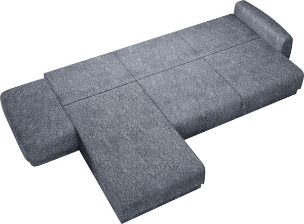 Изображение товара Диван угловой Олмеко Женева 2SOPF левый (темно-серый)