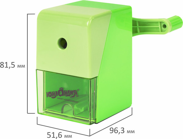 Изображение товара Точилка Юнландия 272000 (зеленый)