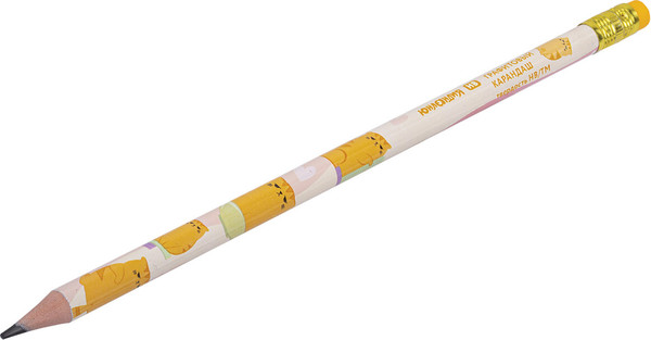 Изображение товара Набор простых карандашей Юнландия Fat Animals/ 182035 (12шт)