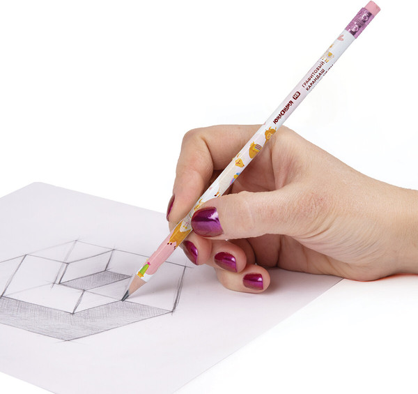 Изображение товара Набор простых карандашей Юнландия Fat Animals/ 182035 (12шт)