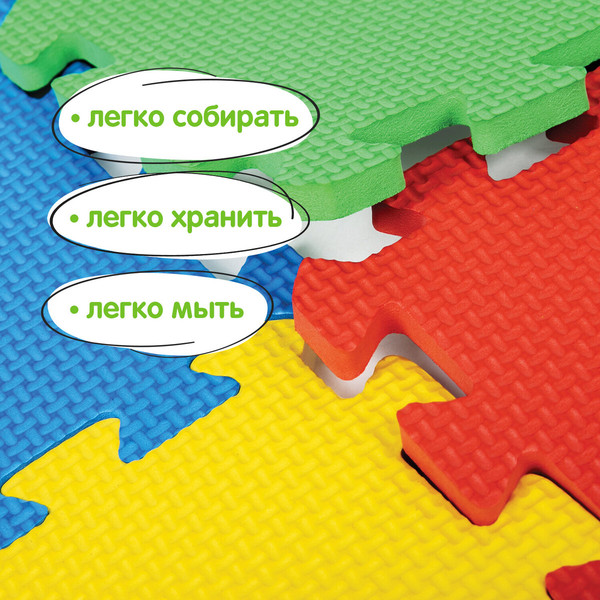 Изображение товара Коврик-пазл Юнландия Фрукты-овощи / 664665